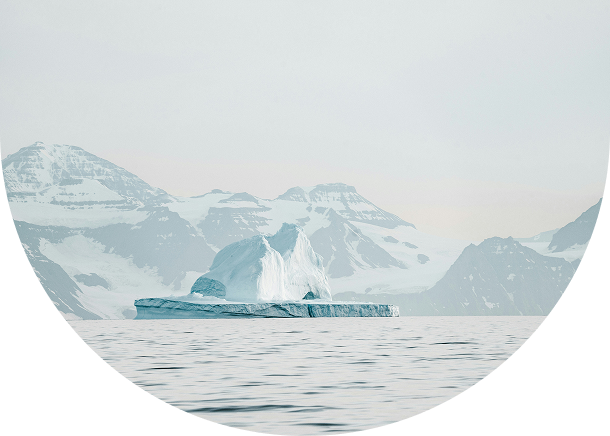 Iceberg in the water
